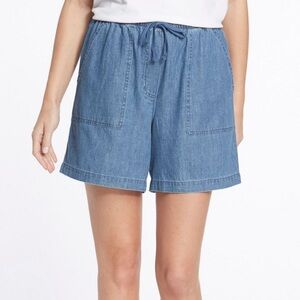 LL Bean Sunwashed Denim Shorts